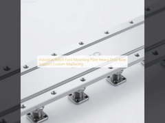 แผ่นยึดฐานสำหรับติดตั้งเท้าหุ่นยนต์อุตสาหกรรม ฐานรองรับงานหนัก กลึงขึ้นรูปตามสั่ง