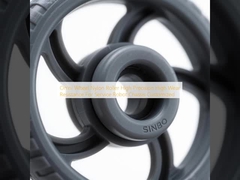 Omni Wheel ไนลอนโรลเลอร์ ความละเอียดสูง ความทนทานการใช้งานสูง สําหรับการบริการหุ่นยนต์ Chassis customized