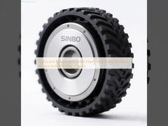 ยางบรรจุภาระสูงที่มีสแตนเลสใส่สไลด์ล้อขับเคลื่อนสําหรับการบริการ โรบอต โมบายชาสซี่