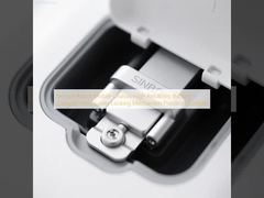 กลไกการล็อคฝาครอบช่องใส่แบตเตอรี่ความน่าเชื่อถือสูงของแชสซีเคลื่อนที่ของหุ่นยนต์บริการ การปรับแต่งความแม่นยำ