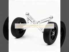 ตัวยึดล้อเสริมสำหรับข้ามสิ่งกีดขวาง การตัดเฉือน CNC ความแข็งแรงสูงของจีน กำหนดเองสำหรับหุ่นยนต์พิเศษ