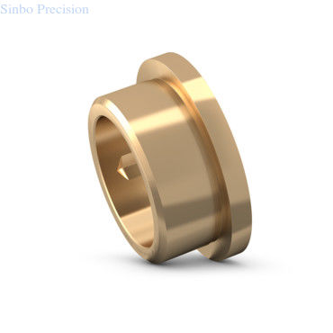 หมึกทองแดง Flanges CNC บริการบดแม่นยําที่กําหนดเองสําหรับอัตโนมัติ