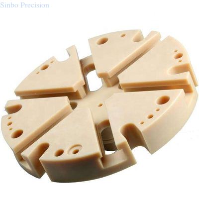 PA66 ไนลอน PU PEEK ชิ้นส่วนการแปรรูป CNC พลาสติก ชิ้นส่วนการพิมพ์ฉีดพลาสติก